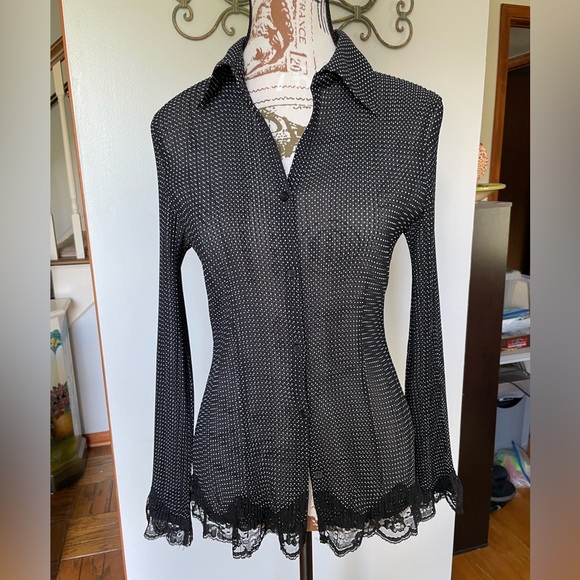 NWOT Apt. 9 Crinkle Blouse, Size S - Picture 1 of 8